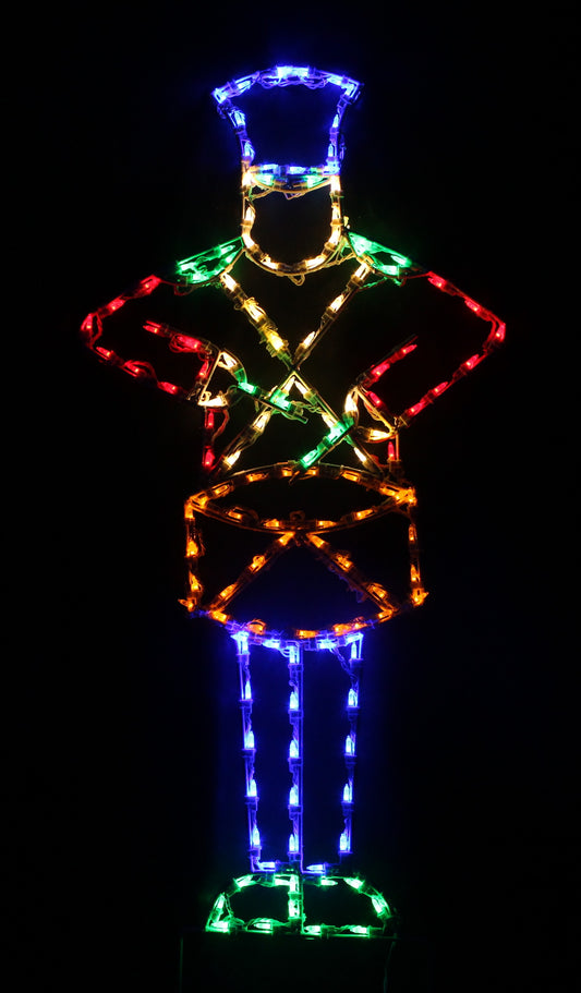 Static 4' Small Drumming Soldier