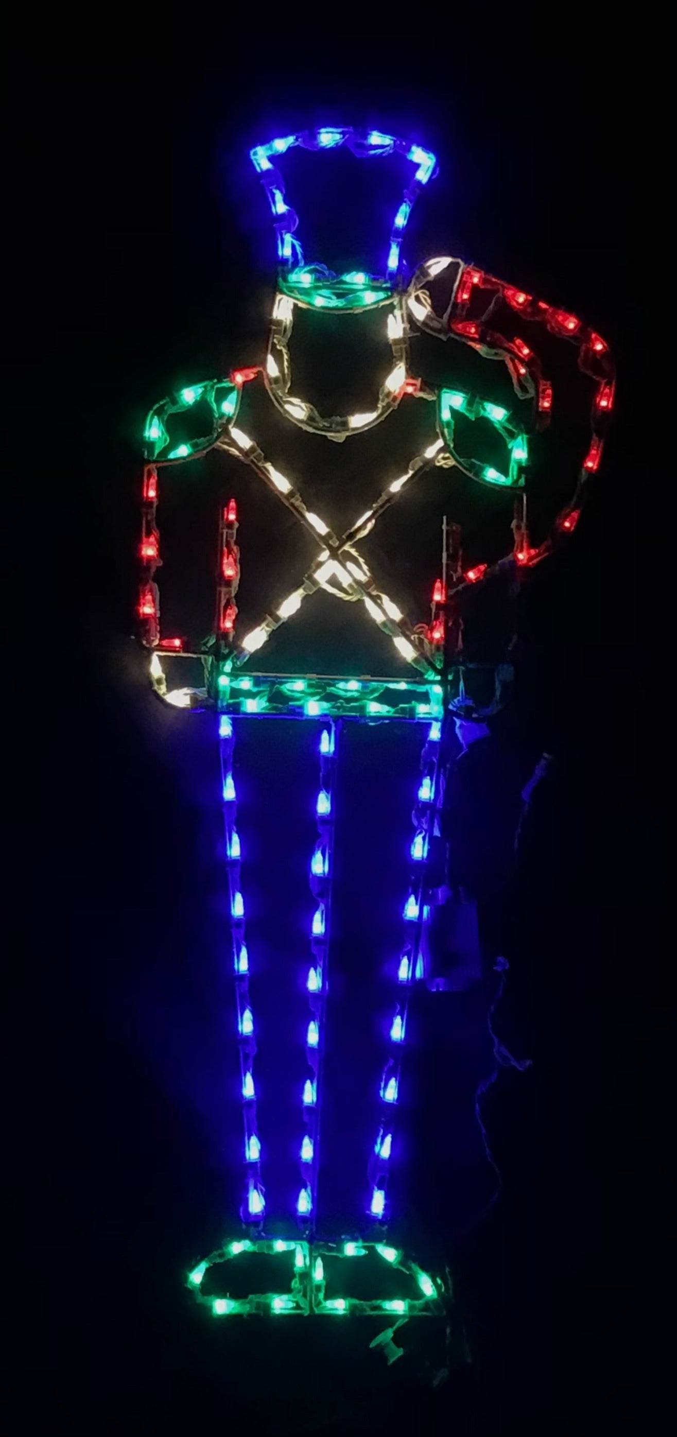 Animated 4' Small Saluting Soldier