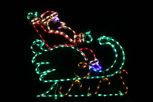 Santa in Sleigh Medium