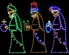 3 PC Large Wise Men Set Multicolored