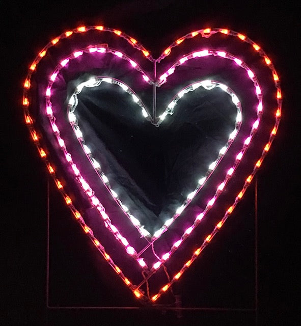 Animated Triple Heart