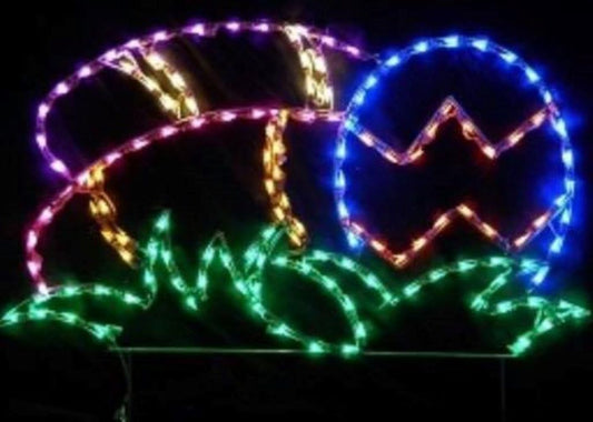 Easter Eggs in Grass