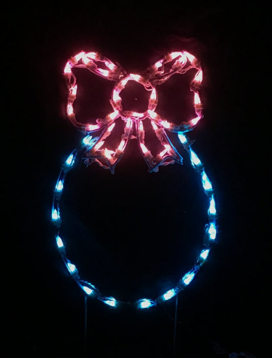 Painted Egg with Bow