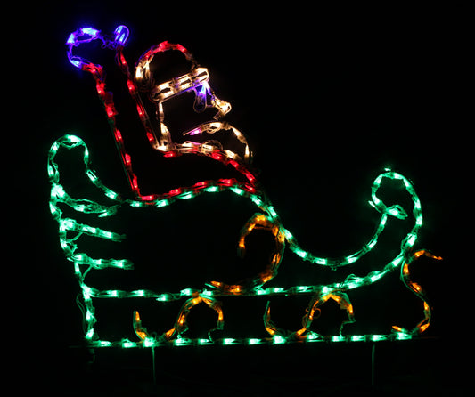 Small Santa in Sleigh