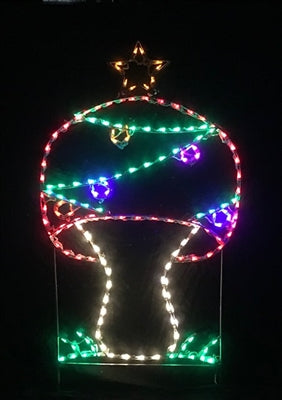 Mushroom Christmas Tree