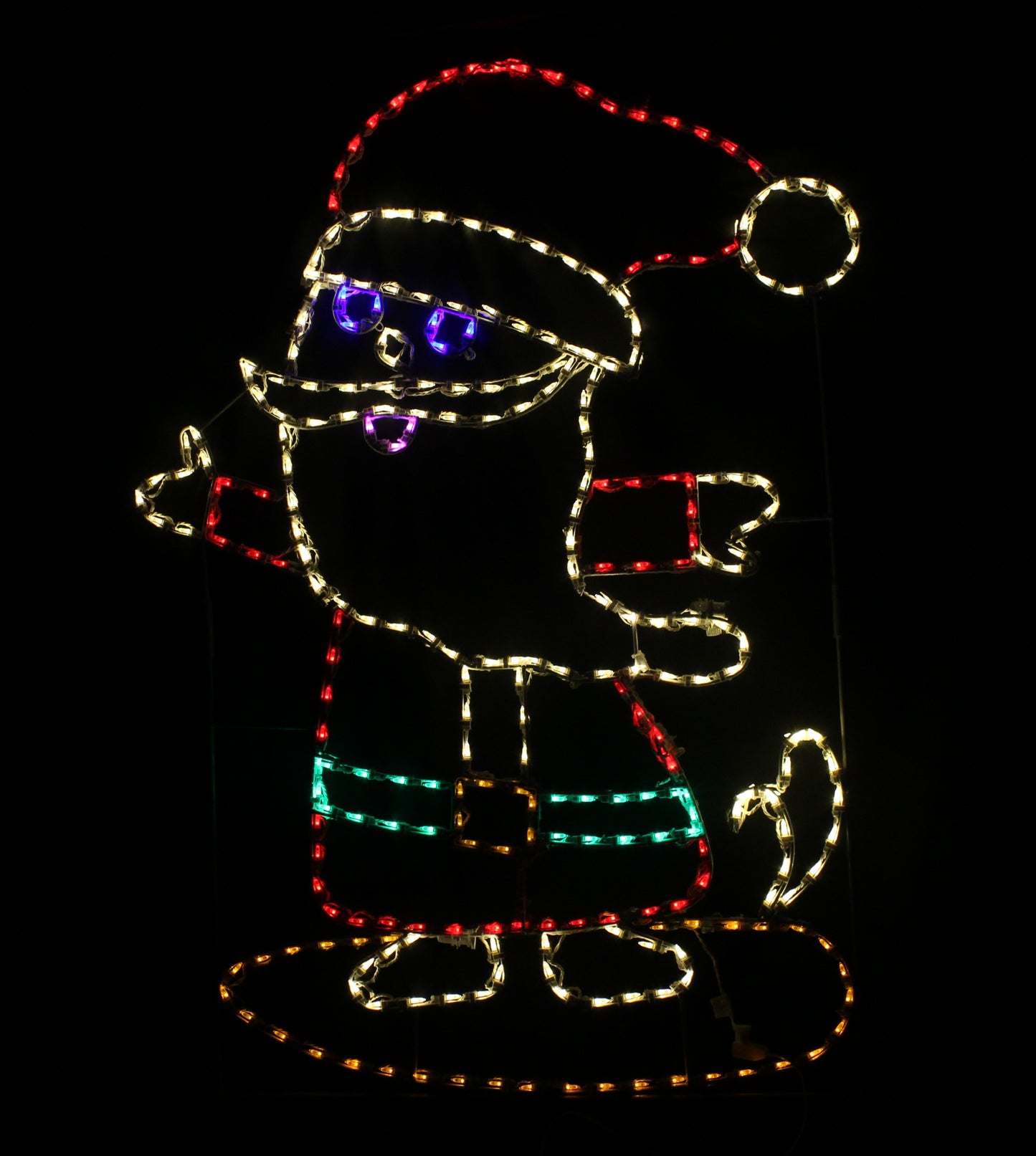Jolly Santa on Surfboard