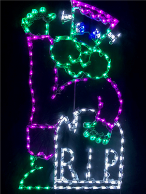 Frankenstein with Headstone